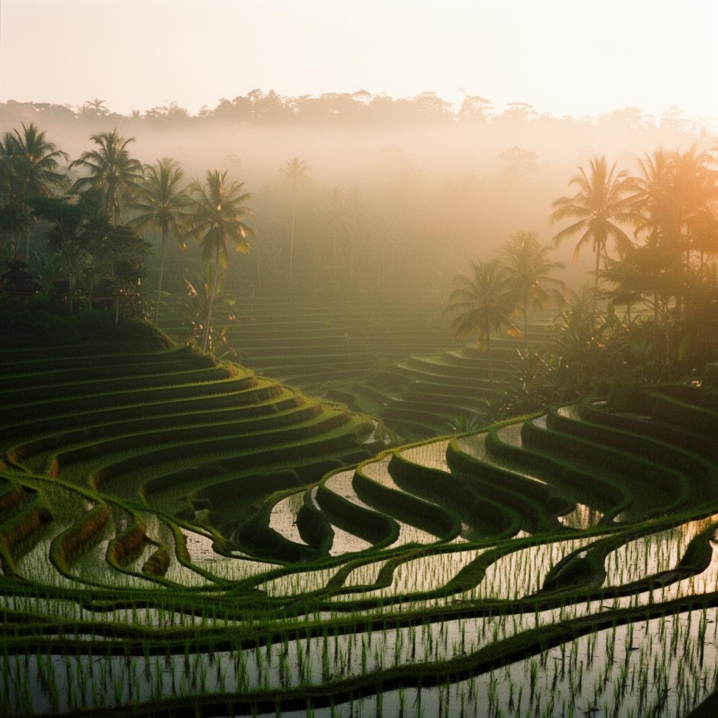 Bali at golden hour