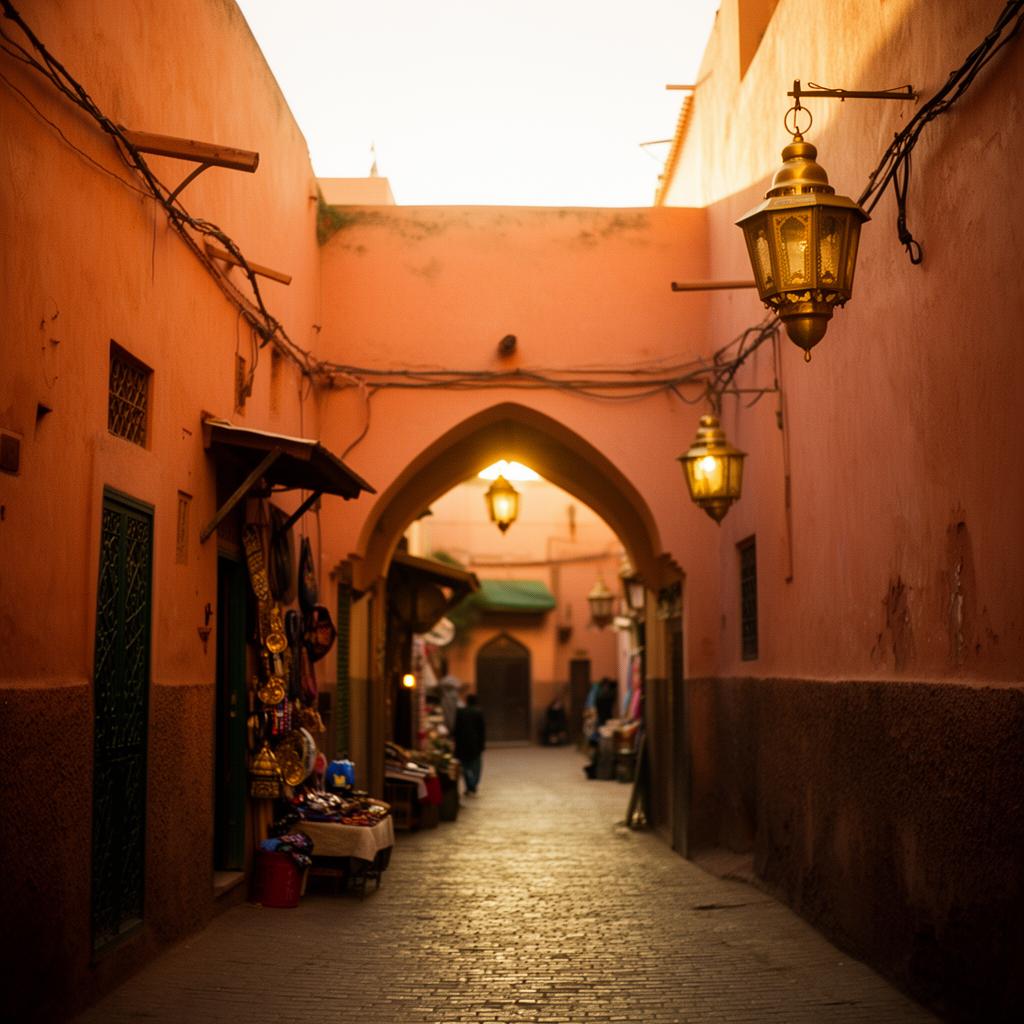Marrakech at golden hour